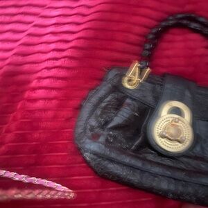 Elegant Black Leather Handbag